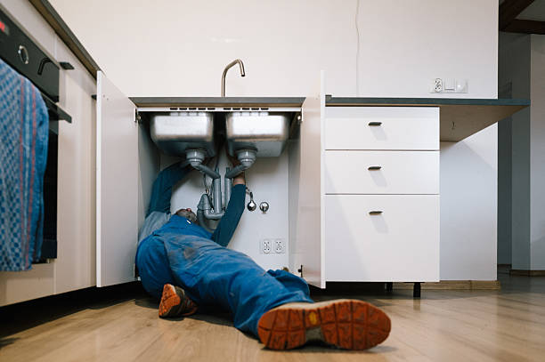 Professional Drain Cleaning technician working in Union Grove, NC